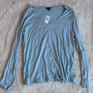 Ann Taylor Sky Blue Long Sleeve Top